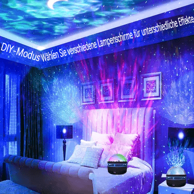🌊 50% DE RÉDUCTION! 🎆 Projecteur de Lumière du Nord & Vagues Marines 2 en 1 – Effet Dynamique, Télécommande & Parfait Pour Une Ambiance Relaxante À La Maison 🏠