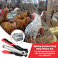 🐔🔧 PROMO -50% ! Pince Universelle pour Cages/Clôtures – Installation Cages Animaux, Clips Type C, 185×100 mm, ABS+Métal (Livraison Gratuite)