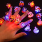 💍 50% DE DESCUENTO ! 🎃 Anillo LED de Halloween (50 Piezas) - Brillan en la Oscuridad, Ideales para Fiestas y Truco o Trato, Divertidos y Seguros para Niños 👻✨