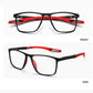 🕶️🔥 -50% ! Lunettes Lecture Progressives Polycarbonate Aérospatial – Double Foyer Loin Près Sans Ligne Démarcation, Ultra-Légères 17g Anti-Lumière Bleue HD, Presbytie +0 à +4 · Orange Noir Rouge ✨