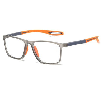 🕶️🔥 -50% ! Lunettes Lecture Progressives Polycarbonate Aérospatial – Double Foyer Loin Près Sans Ligne Démarcation, Ultra-Légères 17g Anti-Lumière Bleue HD, Presbytie +0 à +4 · Orange Noir Rouge ✨