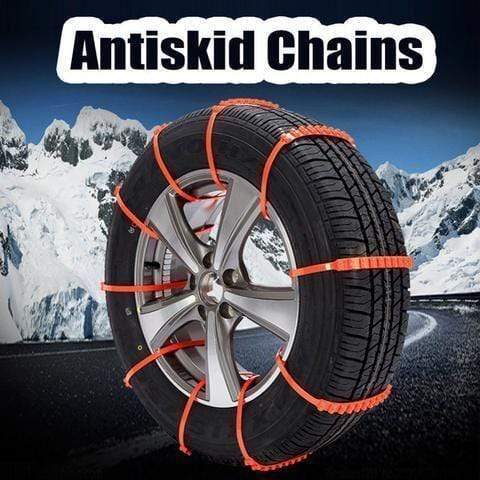 🚗 ¡COMPRA 2 LLEVA 3! ✨ Cadenas de Nieve Reutilizables para Coches - Diseño Universal con Tracción Mejorada para Condiciones Invernales Extremas ❄️🔗