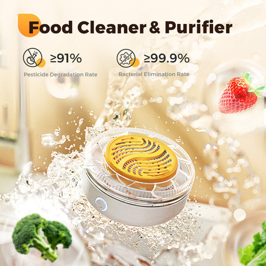 🍇 50% DE DESCUENTO ! 🍓 Limpiador de Alimentos Portátil e Impermeable - Elimina Pesticidas y Bacterias en Frutas/Verduras en 5 Minutos 💦✨