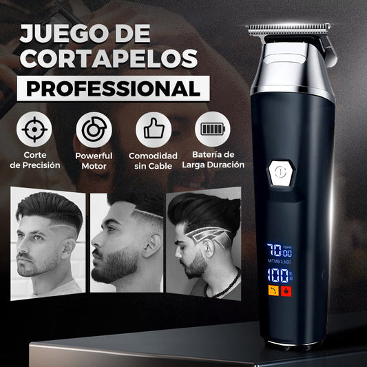 ✂️ ¡COMPRA 2 - AHORRA $6.99! 🚚 ENVÍO GRATIS 🔥 Cortapelos Profesional para Hombre - 4 Guías de Corte, Motor de Cobre Silencioso y Afeitado de Precisión 💈⚡