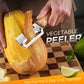 Éplucheur en acier inoxydable 🔪✨ Lame affûtée avec précision, ultra-fine, large ouverture incurvée, gain de temps et d'efforts, ouvre-bouteille 2 en 1 🍾