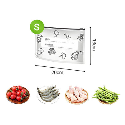 🎁🔥 ¡Compra 2, lleva 1 GRATIS! 🥢🌍 Bolsas de almacenamiento reutilizables con cierre de papel de aluminio ✨