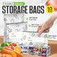 🎁🔥 ¡Compra 2, lleva 1 GRATIS! 🥢🌍 Bolsas de almacenamiento reutilizables con cierre de papel de aluminio ✨