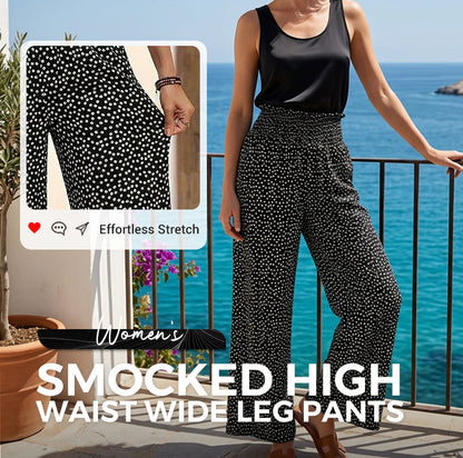 👖🌸 PROMO FLASH 50% ! Pantalon Femme Ceinture Élastique – Taille Haute, Coupe Large, Tissu Respirant, Style Détendu & Flatteur ✨
