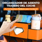 📦 ¡COMPRA 2 ENVÍO GRATIS! 🚗 Caja de Almacenaje para Respaldo de Auto - Organizador Multiusos con Múltiples Bolsillos, Fácil Instalación 📂✨