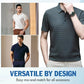 👔 ¡50 % DE DESCUENTO AHORA! ❄️ Camisa de seda helada para hombre: transpirable y que absorbe la humedad, ligera y cómoda para el verano y ocasiones formales 🌞🔥