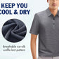 👔 ¡50 % DE DESCUENTO AHORA! ❄️ Camisa de seda helada para hombre: transpirable y que absorbe la humedad, ligera y cómoda para el verano y ocasiones formales 🌞🔥