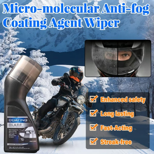 🚗 ¡COMPRA 1 LLEVA 2! ✨ Limpiador Antivaho Micromolecular - Elimina y Previene la Niebla en Cristales sin Rayas, Efecto Duradero para Coches/Baños 🪞💦