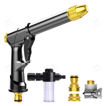 Pistolet à eau haute pression portable pour lavage auto facile et arrosage polyvalent