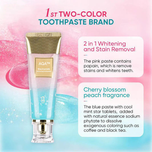 💖 ACHETEZ 1 - RECEVEZ 1 GRATUIT ! 🦷 Dentifrice Blanchissant à la Niacinamide - Effet Perle Immédiat, Combat les Taches et Renforce l'Émail ✨📦