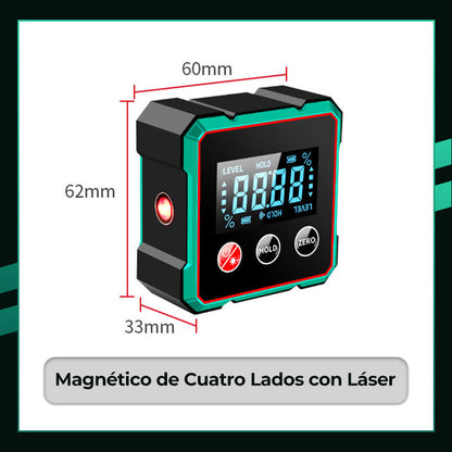 🔥 60 % DE DESCUENTO – Ángulo digital magnético con láser electrónico 📐✨