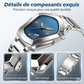 ⏳⌚ PROMO LIMITÉE 50% ! Montre Homme Quartz Cadran Losange – Acier Inoxydable, Cadran Dégradé, 8 Combinaisons, Style Unique & Élégant ✨