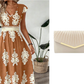 🎑👗 PROMO FLASH 50% ! Robe Longue Femme Imprimé Baroque – Col en V, Taille Haute, Tissu Fluide, 5 Couleurs, Style Bohème Chic 🌸