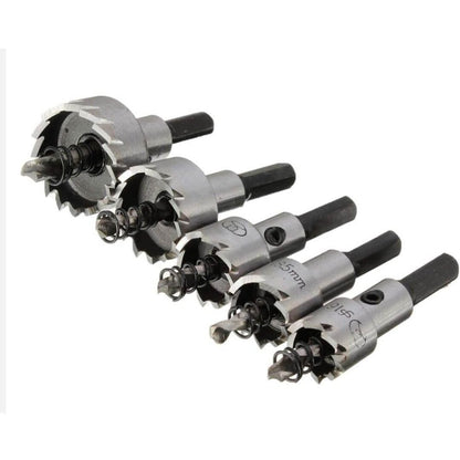 🔩 ¡50% DE DESCUENTO HOY! ⚡ Juego de Brocas para Metal de Alto Rendimiento (5 Piezas) - Corte Preciso en Acero Inoxidable, Aluminio y Aleaciones 🛠️📦