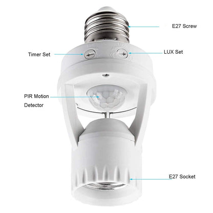 Douille de Lampe E27 à Détection de Mouvement【Achetez 3 Obtenez 2 Gratuit】