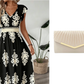 🎑👗 PROMO FLASH 50% ! Robe Longue Femme Imprimé Baroque – Col en V, Taille Haute, Tissu Fluide, 5 Couleurs, Style Bohème Chic 🌸