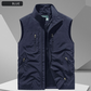 🧥 ¡60% DE DESCUENTO! 👕 Chaleco Sin Mangas Extragrande para Hombre - Estilo Urbano con Múltiples Bolsillos y Tejido Transpirable 🏙️✨