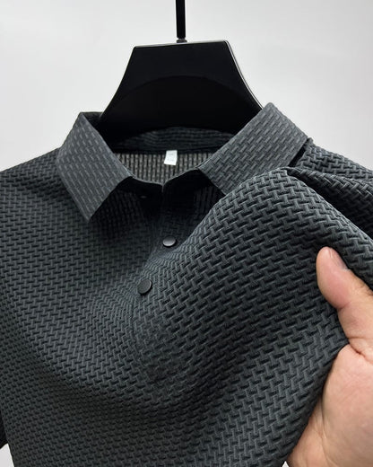 👔 ¡50 % DE DESCUENTO AHORA! ❄️ Camisa de seda helada para hombre: transpirable y que absorbe la humedad, ligera y cómoda para el verano y ocasiones formales 🌞🔥