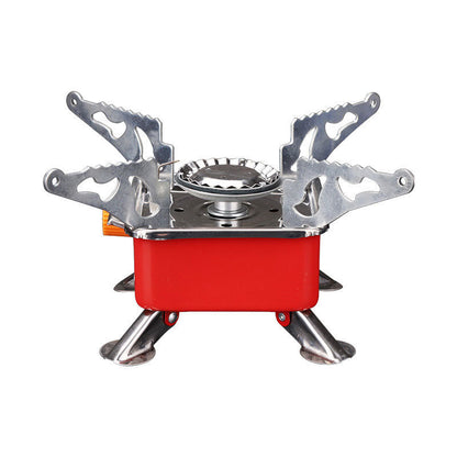 🔥 60% DE DESCUENTO ! 🏕️ Estufa Cuadrada Plegable Lotus - Portátil, Ligera y de Rápido Montaje para Acampadas y Senderismo ⛺🍳