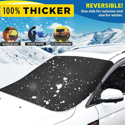 🚗 50% SCONTO! ❄️ COPERTURA NEVE MAGNETICA - Installazione Istantanea per Auto, Protezione Antigelo e Antineve, Design Compatto per Riporto 🌨️🛡️