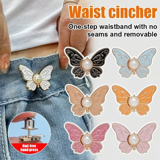 🎀 Ajustement Universel | Boucle Papillon Réglable | Solution Taille Instantanée pour Toute Tenue ✨【1 acheté = 4 OFFERTS】