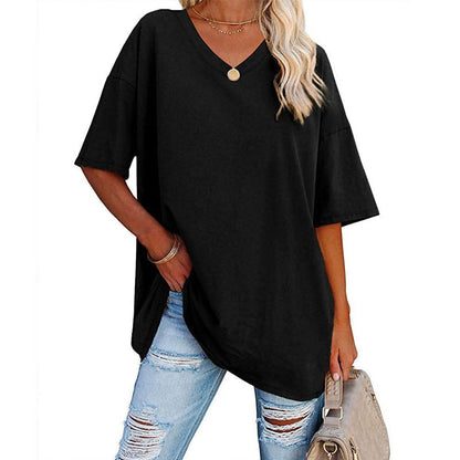 🌷Vente Limitée 2026 -50%🌷 T-Shirt Femme Col V 🚀Achetez 2 = Livraison Gratuite🚀