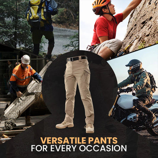 👖 50% DE DESCUENTO + MÁS COMPRAS = MÁS DESCUENTO! ✨ Pantalones Tácticos Multiusos - Tejido Resistente al Agua con Múltiples Bolsillos para Aventuras al Aire Libre 🏔️🔧