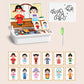🧩 60% DE DESCUENTO ! 🎨 Puzzles Magnéticos de Vestir para Caras - Juego Educativo de Doble Cara para Niños, Ideal para Viajes y Aprendizaje Creativo ✨🧒