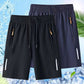 💎 -50% SUR LE SHORT ÉLASTIQUE HOMME ! 💎 Tissu Respirant, Poches Zippées & Ceinture Réglable ✨