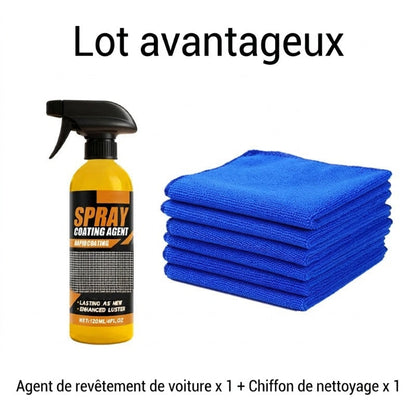 🚗 50% DE RÉDUCTION ! ✨ Agent de Revêtement Auto Brillance Instantanée – 120 ml – Hydrophobe & Anti-Rayures for Carrosserie