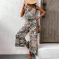 👚 50% DE RÉDUCTION 🌸 Ensemble femme imprimé : débardeur & pantalon large – Tissu fluide & respirant – Parfait pour l'été, les vacances ou un look bohème chic au quotidien 👖