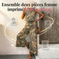 👚 50% DE RÉDUCTION 🌸 Ensemble femme imprimé : débardeur & pantalon large – Tissu fluide & respirant – Parfait pour l'été, les vacances ou un look bohème chic au quotidien 👖
