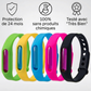 Bracelets anti-moustiques en silicone ajustables