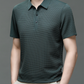 👔 ¡50 % DE DESCUENTO AHORA! ❄️ Camisa de seda helada para hombre: transpirable y que absorbe la humedad, ligera y cómoda para el verano y ocasiones formales 🌞🔥