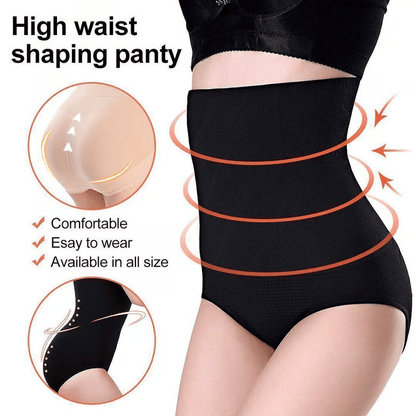 🩲 ¡COMPRA 1 LLEVA 2! ✨ Panties Moldeadoras de Tiro Alto con Control de Abdomen - Tejido Transpirable sin Costuras para una Silueta Suave y Cómoda 🌸✨