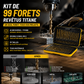 🏭⚒️ Vente usine Lot 99 forets revêtus titane, perforation durable sur bois métal plastique bricolage pro ✨