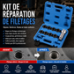 🔧 50% DE RÉDUCTION ! 🚗 Lot de 10 Outils de Réparation de Filetages Auto – Acier Rapide (HSS) & Inserts Inox – Kit Helicoil/Recoil for M5–M12