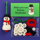 💥 ¡50 % DE DESCUENTO! ☃️ Kit para hacer adornos navideños con botones: muñeco de nieve 🔥