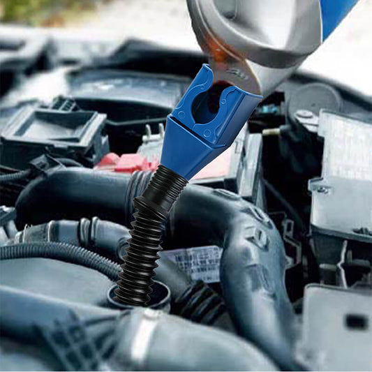 🛠️ ¡COMPRA 1 LLEVA 2! ✨ Embudo de Drenaje Flexible - Kit de 15 Piezas para Relleno de Refrigerante con 10 Adaptadores para Mantenimiento Sin Derrames 🚗💧