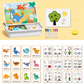 🧩 60% DE DESCUENTO ! 🎨 Puzzles Magnéticos de Vestir para Caras - Juego Educativo de Doble Cara para Niños, Ideal para Viajes y Aprendizaje Creativo ✨🧒
