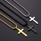 Collier double rangée en acier inoxydable Collier créatif à chaînes torsadées cubaines multi-rangées