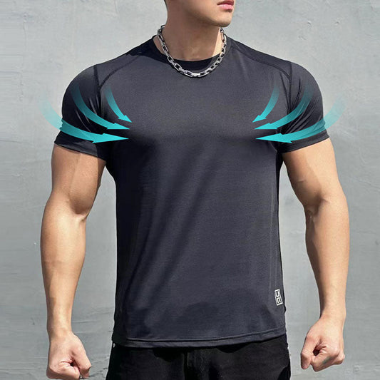 T-shirt sport sèche-rapide pour hommes grande taille