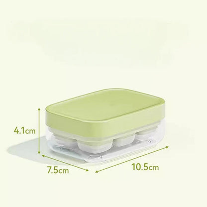 Mini-bac à glaçons à 6 compartiments, adapté au contact alimentaire et facile à démouler