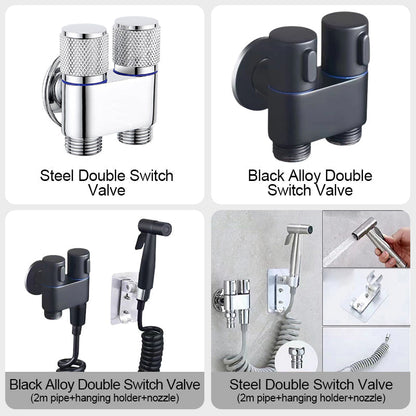 🔥 50 % DE DESCUENTO – Válvula de ángulo de salida de doble interruptor 1/2" 🔧✨