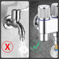 🔥 50 % DE DESCUENTO – Válvula de ángulo de salida de doble interruptor 1/2" 🔧✨