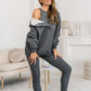 👚 60% OFF + ¡ENVÍO GRATIS! 💜 Conjunto de Sudadera con Capucha + Chaleco + Pantalones - Tejido Suave y Cómodo para Uso Diario o Deporte 🏃‍♀️📦